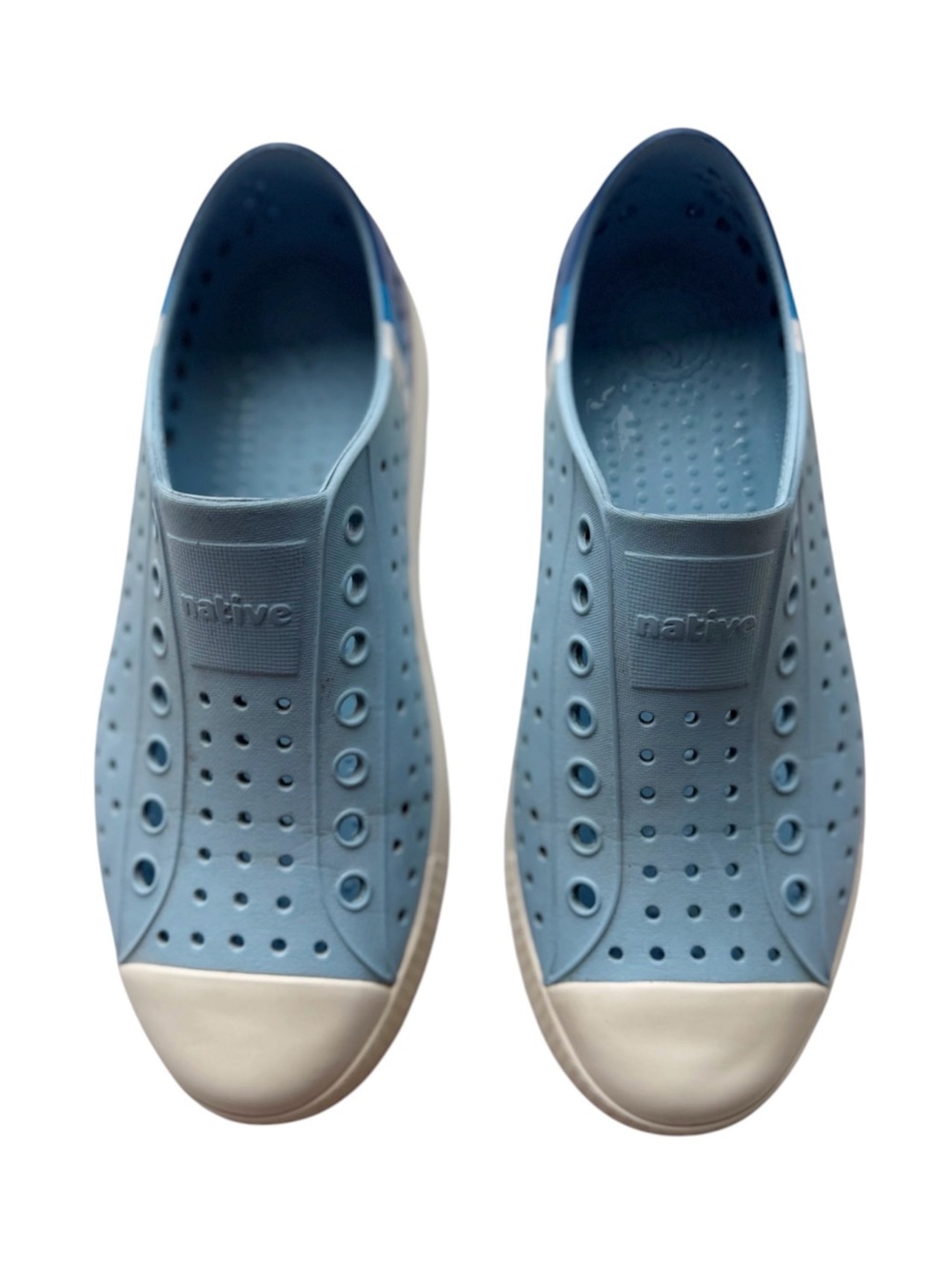 Native Jefferson Blue Stripe Water Shoes Size M6 / W8